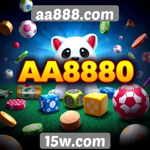 Variedade de jogos disponíveis no aa888.com